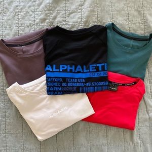 Alphalete Men’s Medium Tee Lot/Bundle